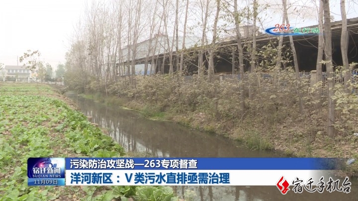 洋河新区：Ⅴ类污水直排亟需治理