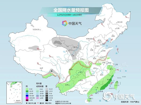 强冷空气影响我国大部 南方多地将飘雪