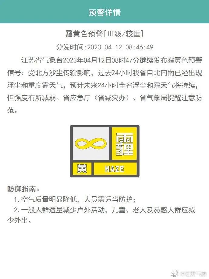 继续发布预警！未来24小时，持续影响江苏！