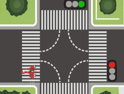 路口“二次过街”正确通行方式，你了解吗?
